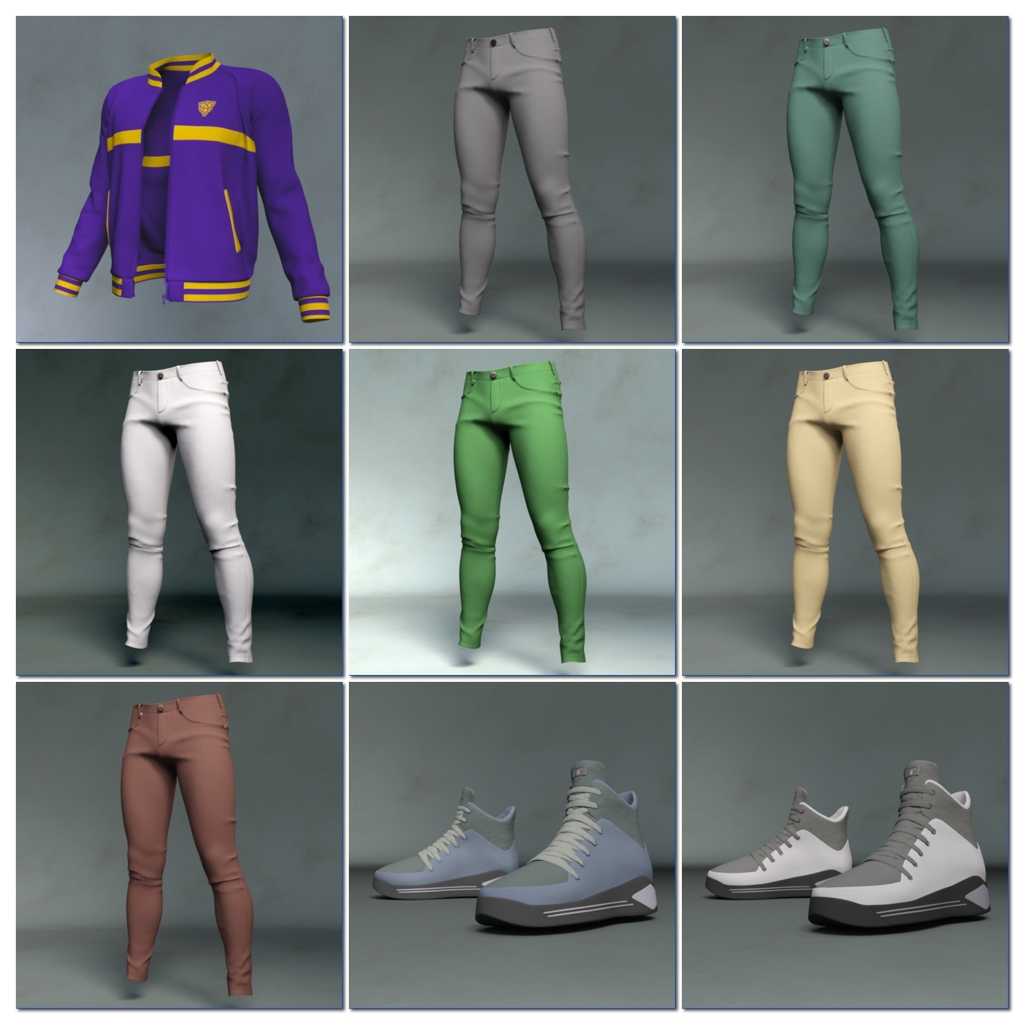 Add On for Back 2 School for Genesis 8 Males by N/A