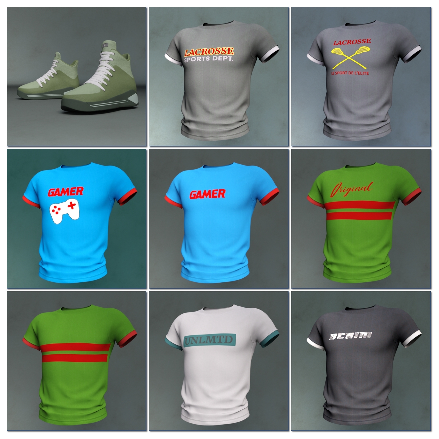 Add On for Back 2 School for Genesis 8 Males by N/A