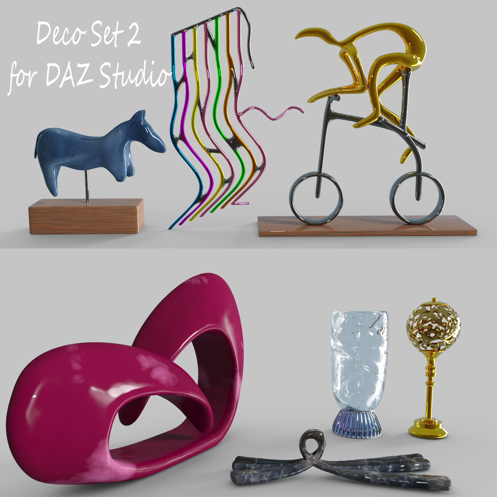 Deco Set 2 for DAZ Studio by N/A