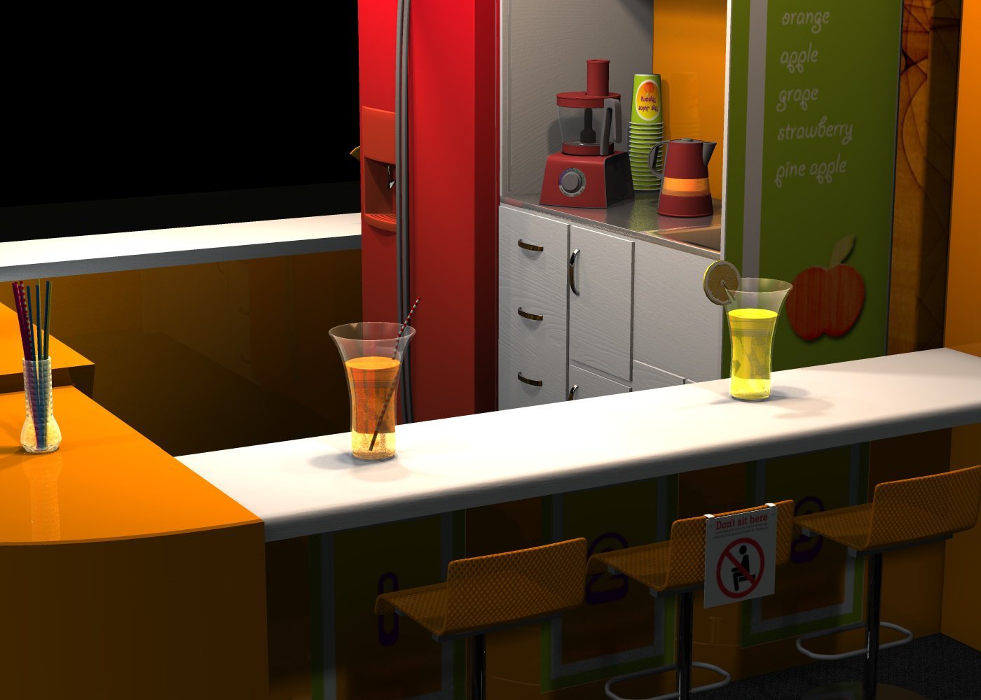 The Mall - Juice Kiosk by N/A