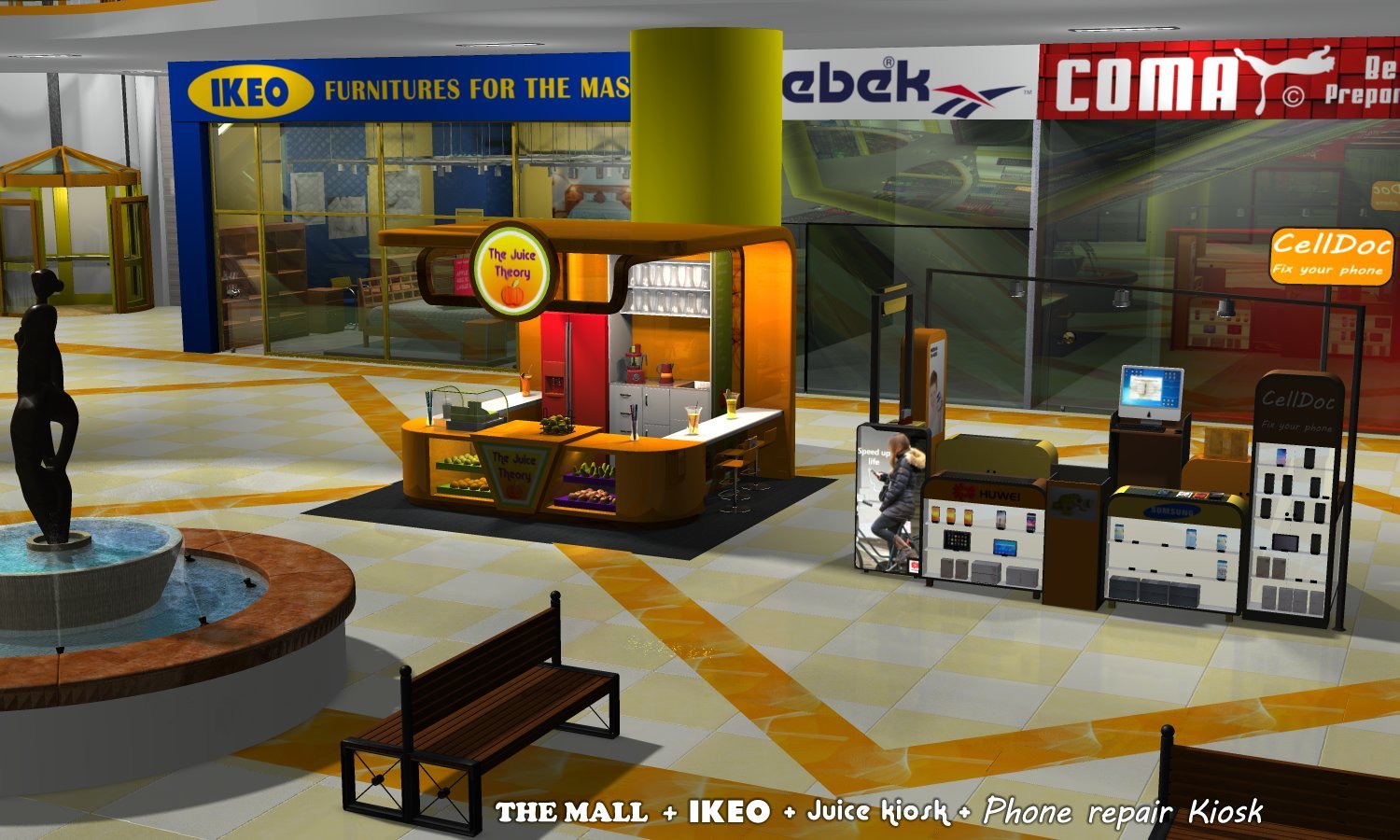 The Mall - Juice Kiosk by N/A