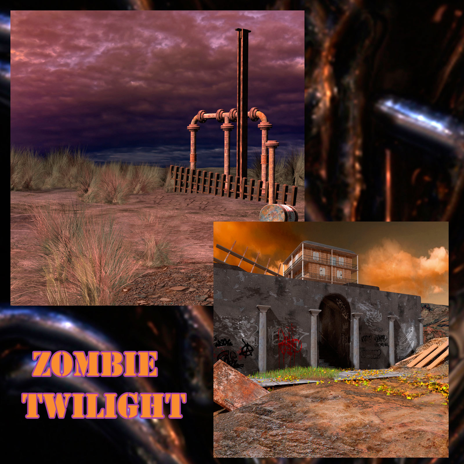 LWP Zombie Twilight Backgrounds by N/A