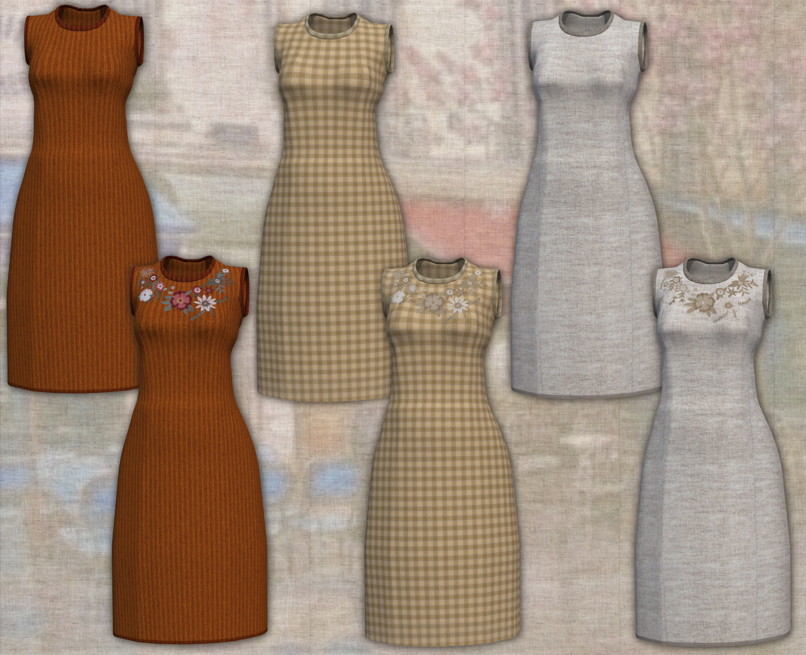 Boho - Dynamic Dress and Vest for La Femme by N/A