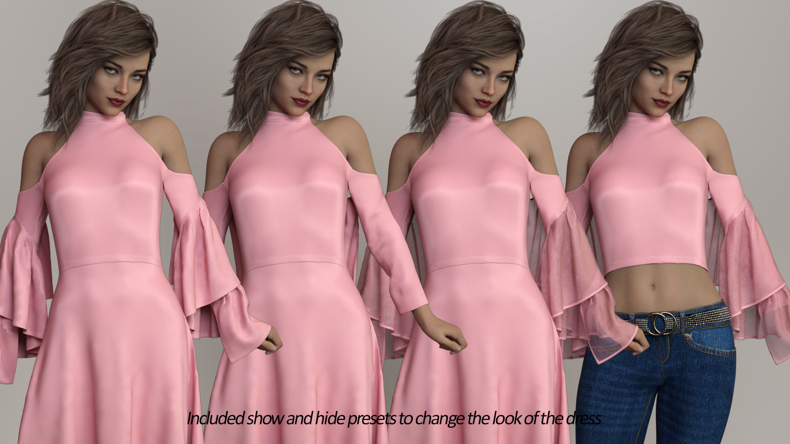 Isadora dForce dress for Genesis 8 Females by N/A