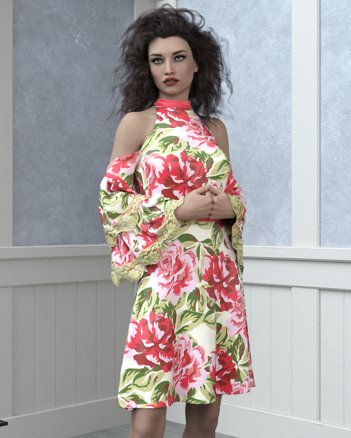 Isadora dForce dress for Genesis 8 Females by N/A