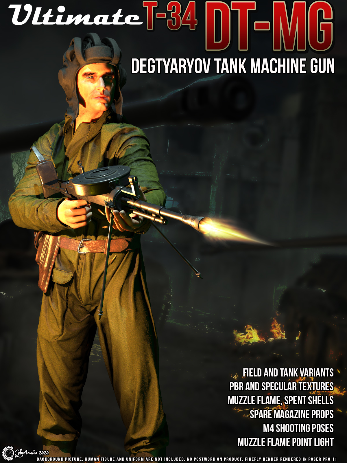Ultimate T-34 DT-MG by N/A