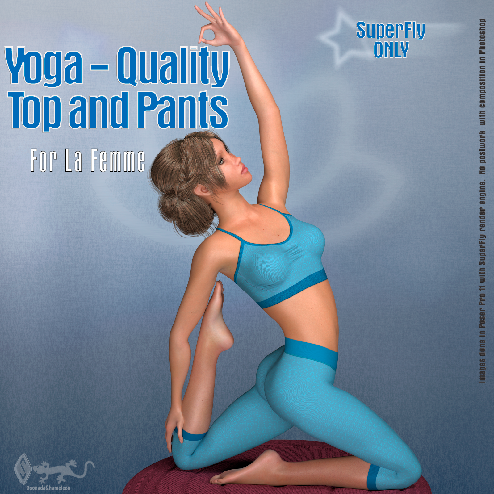 Yoga - Quality Top and Pants For La Femme by N/A