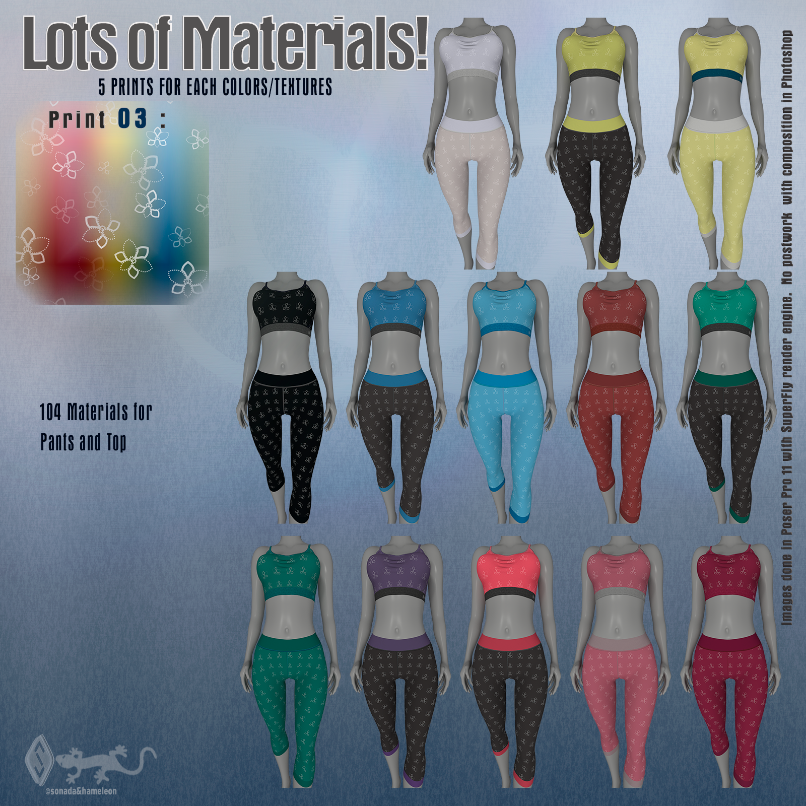 Yoga - Quality Top and Pants For La Femme by N/A