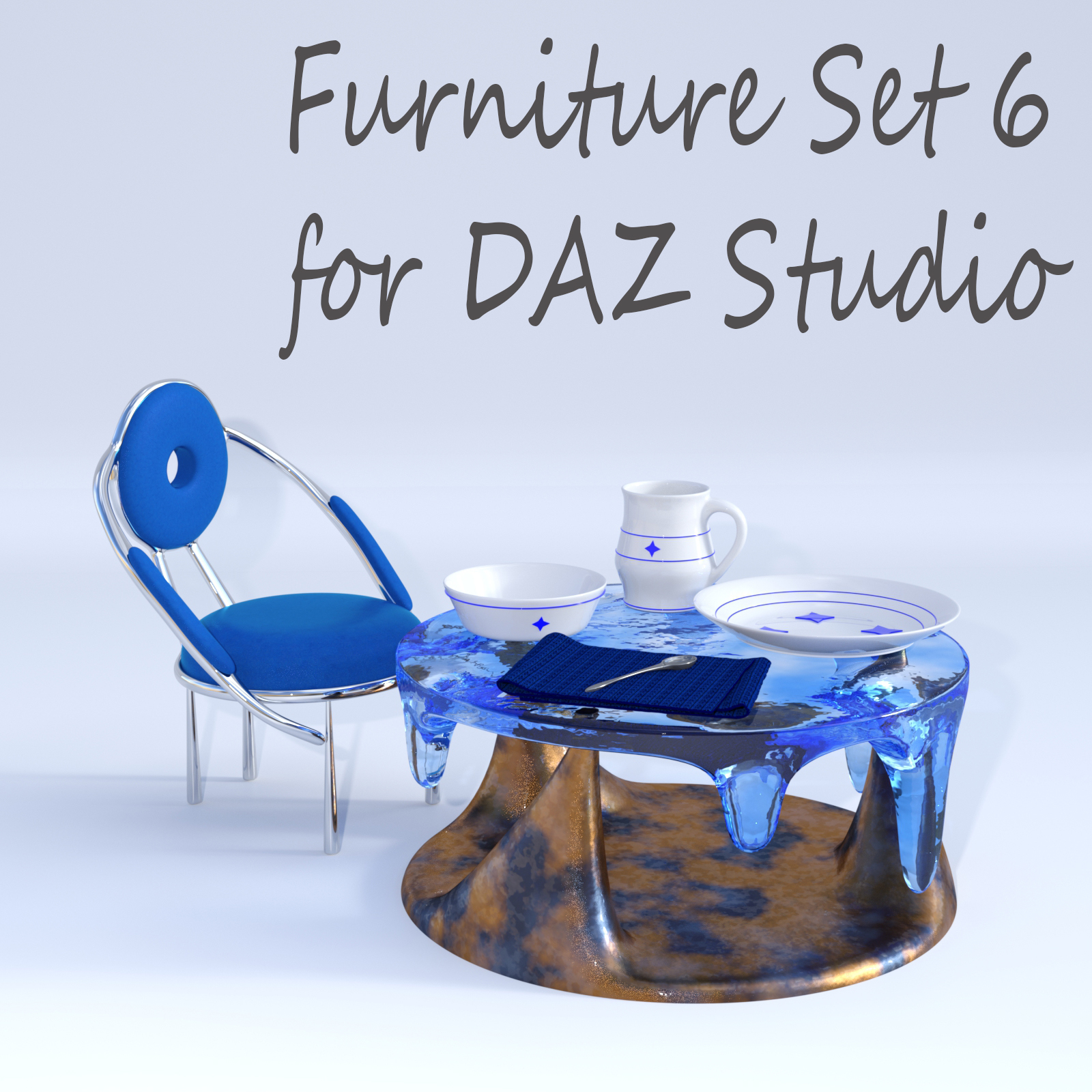 Furniture Set 6 for DAZ Studio by N/A