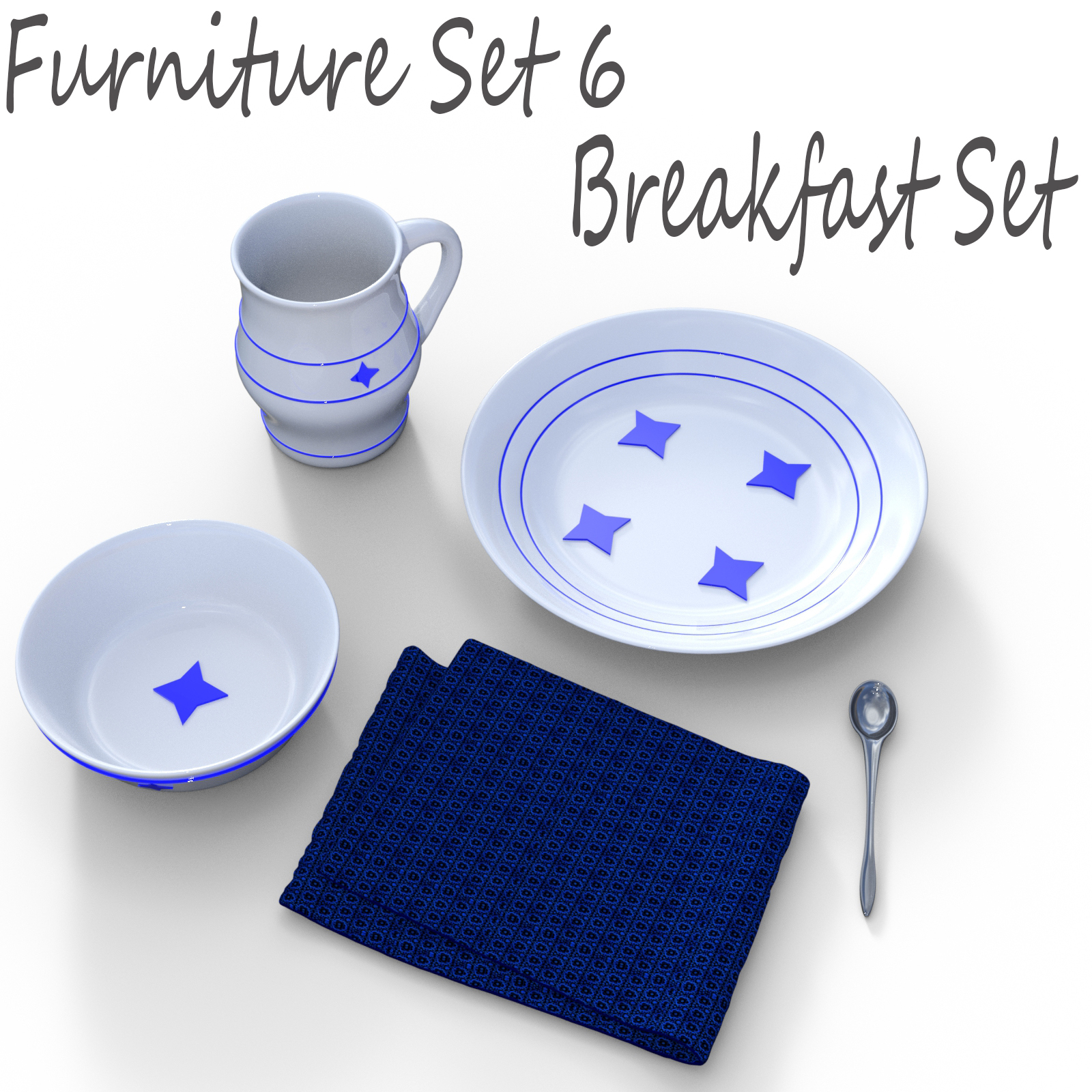 Furniture Set 6 for DAZ Studio by N/A