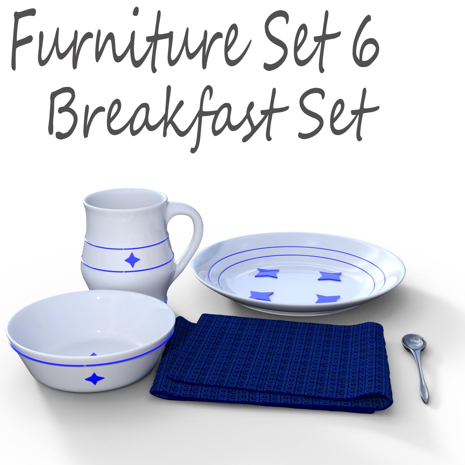 Furniture Set 6 for DAZ Studio by N/A