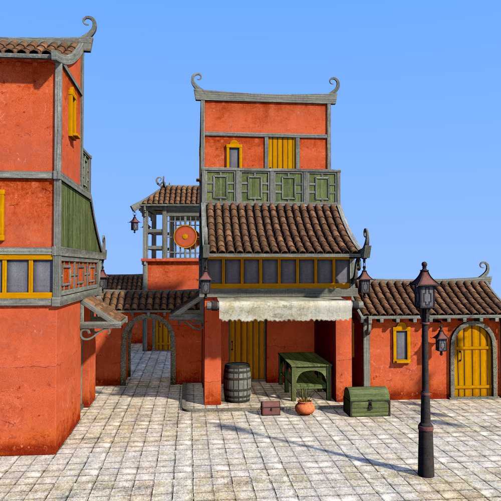 Fairytale Street kit for Daz Studio by N/A