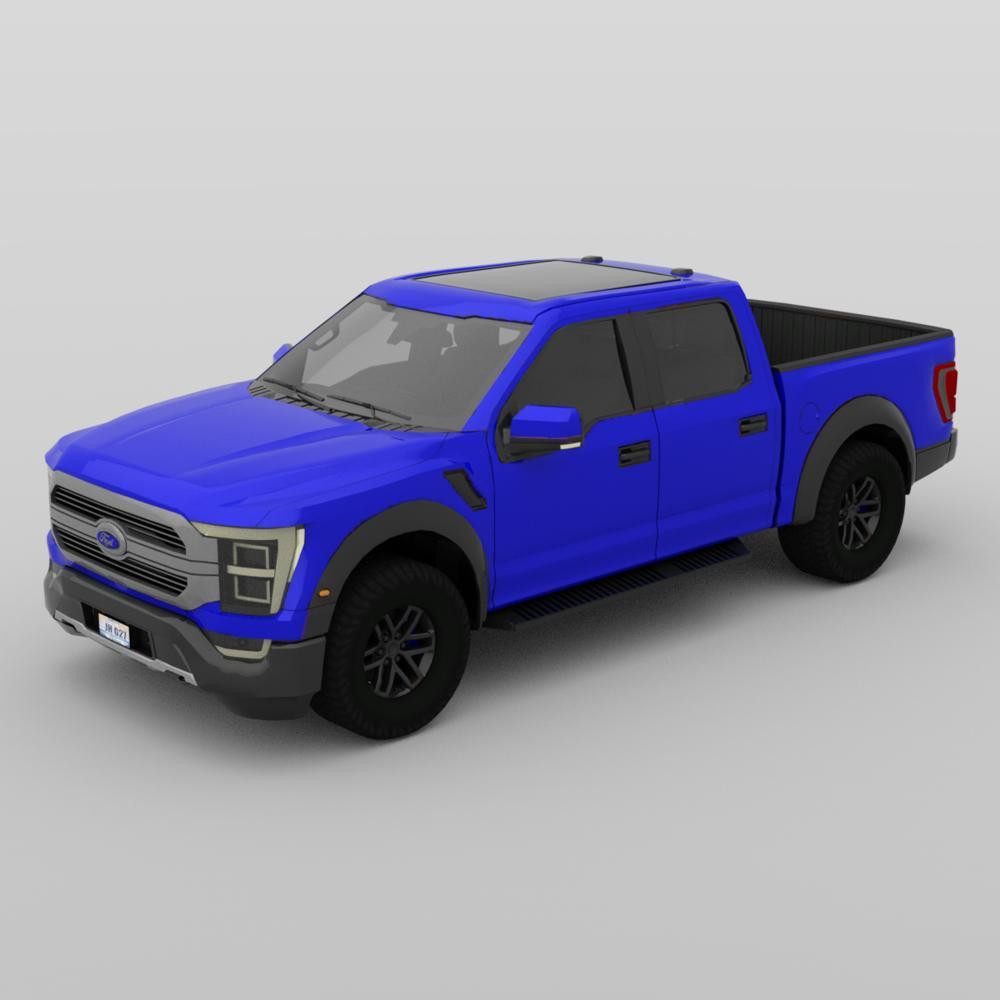 Modern Pickup Truck for DAZ Studio by N/A