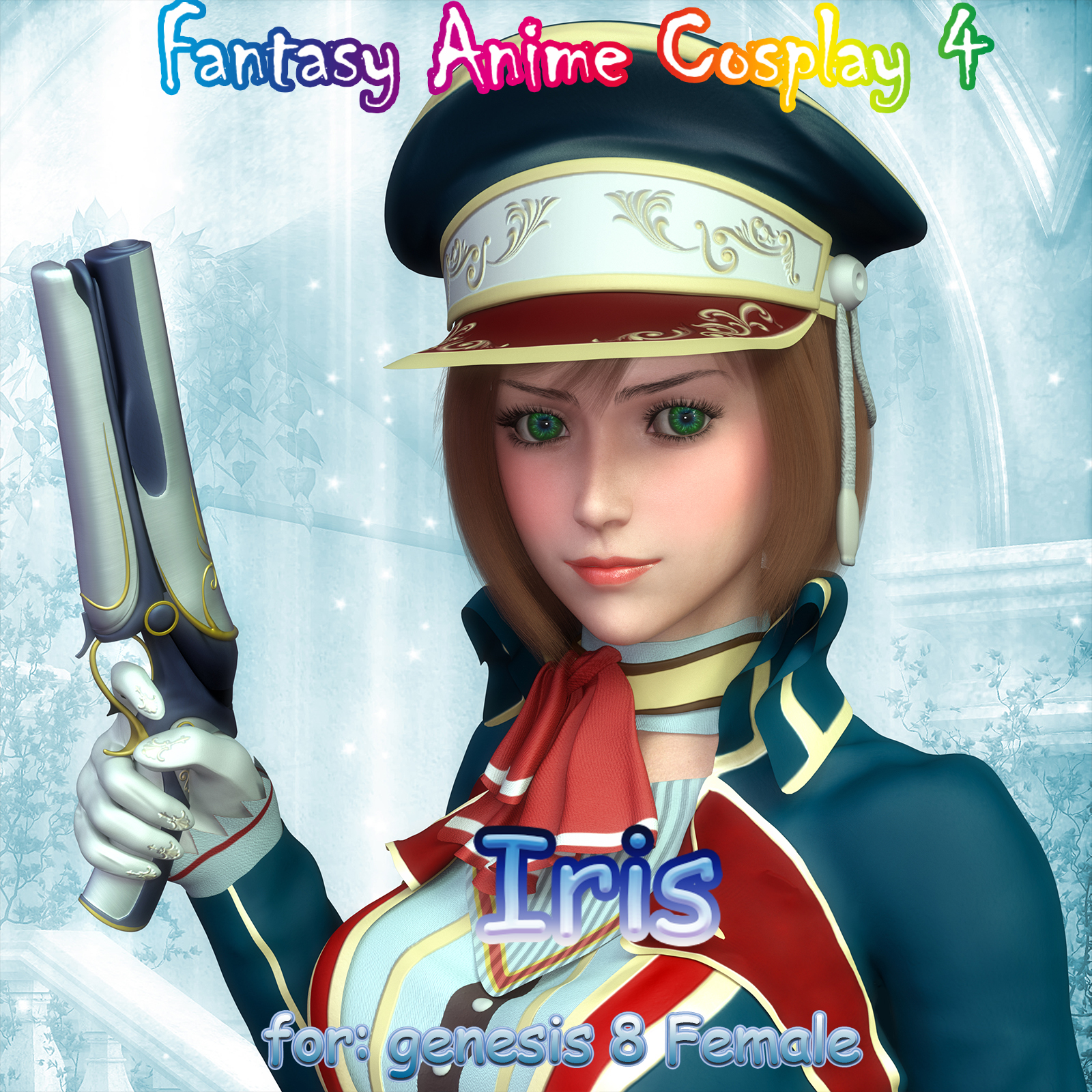 Fantasy anime cosplay 4 _ Iris for G8F by N/A