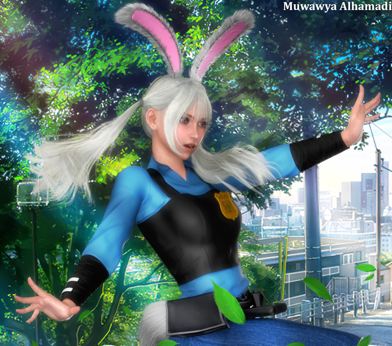Fantasy anime cosplay 4 _ Iris for G8F by N/A