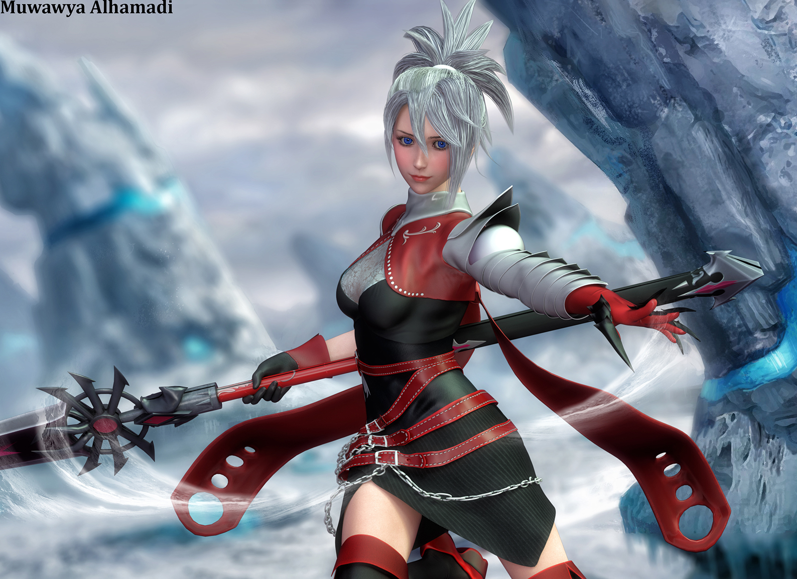 Fantasy anime cosplay 4 _ Iris for G8F by N/A