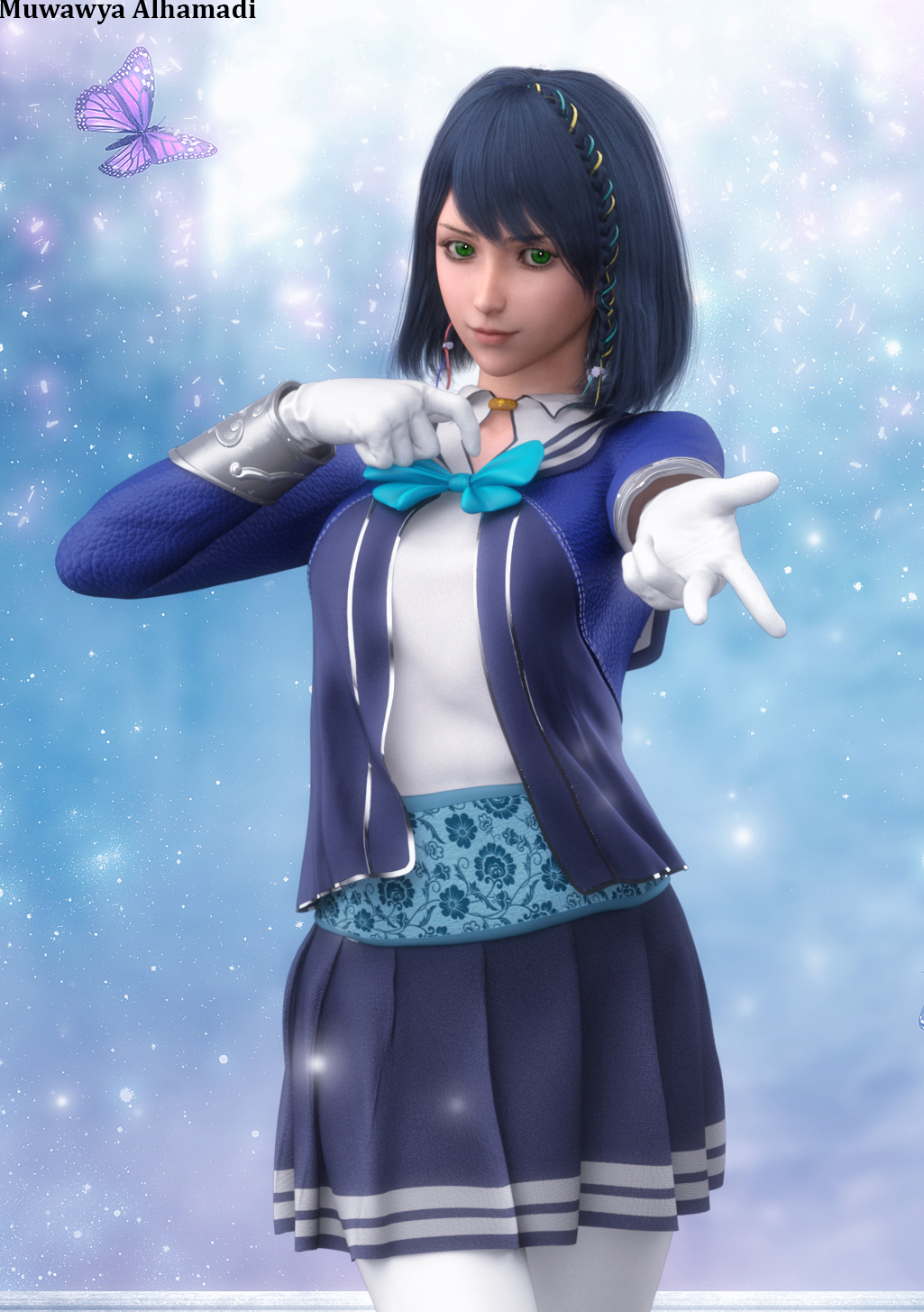 Fantasy anime cosplay 4 _ Iris for G8F by N/A