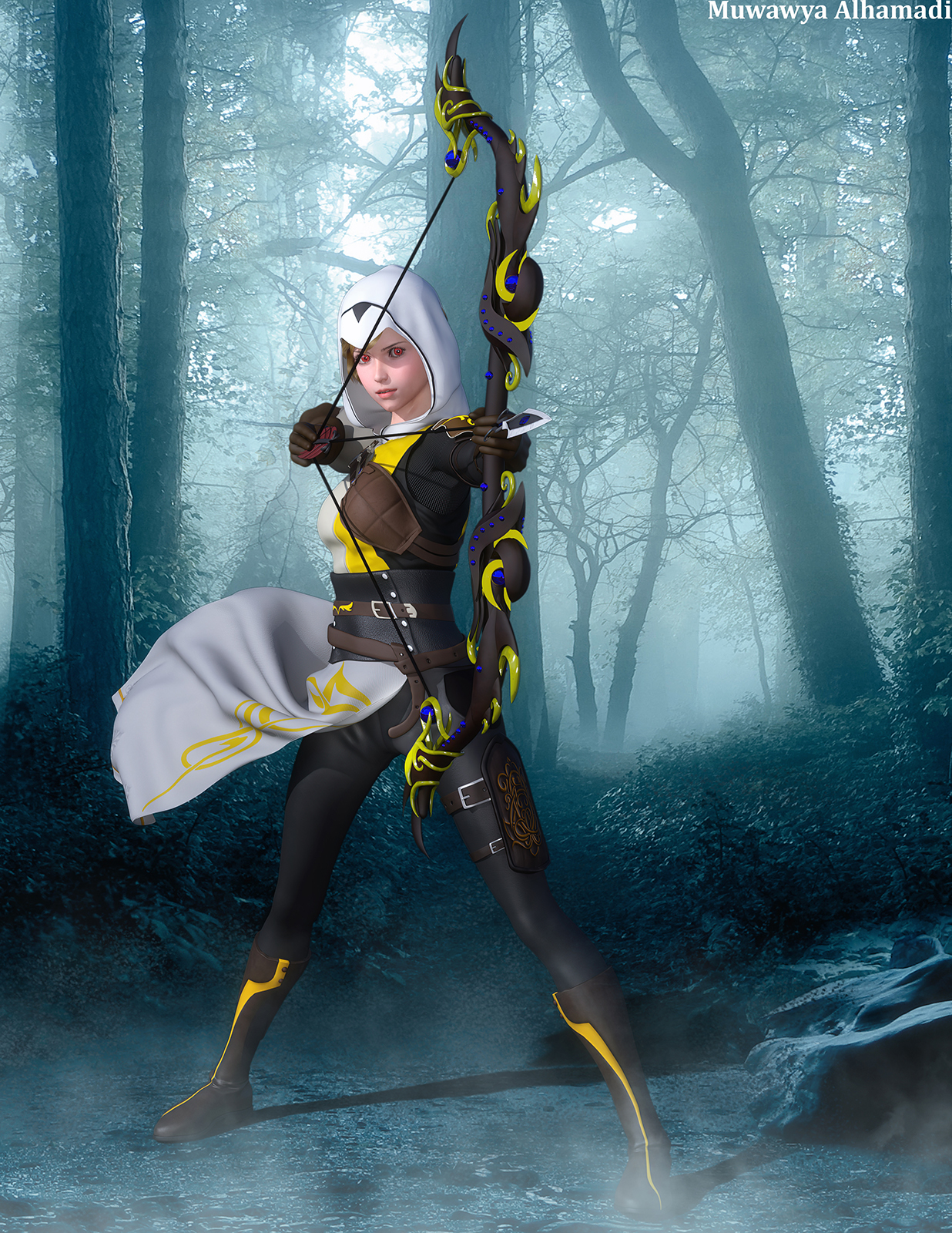 Fantasy anime cosplay 4 _ Iris for G8F by N/A