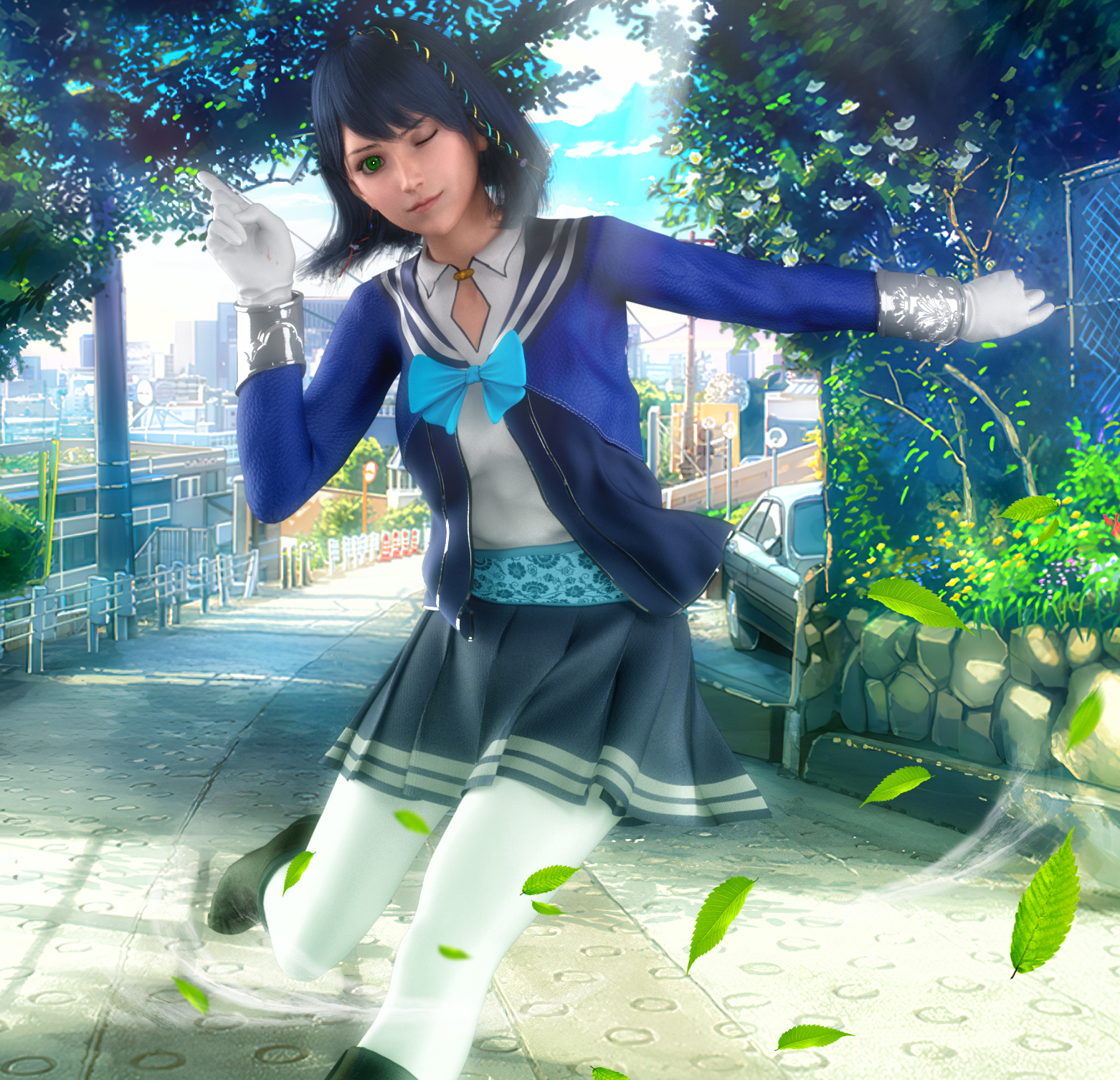 Fantasy Anime Outfit 7 _ School Uniform_ for G8F by N/A