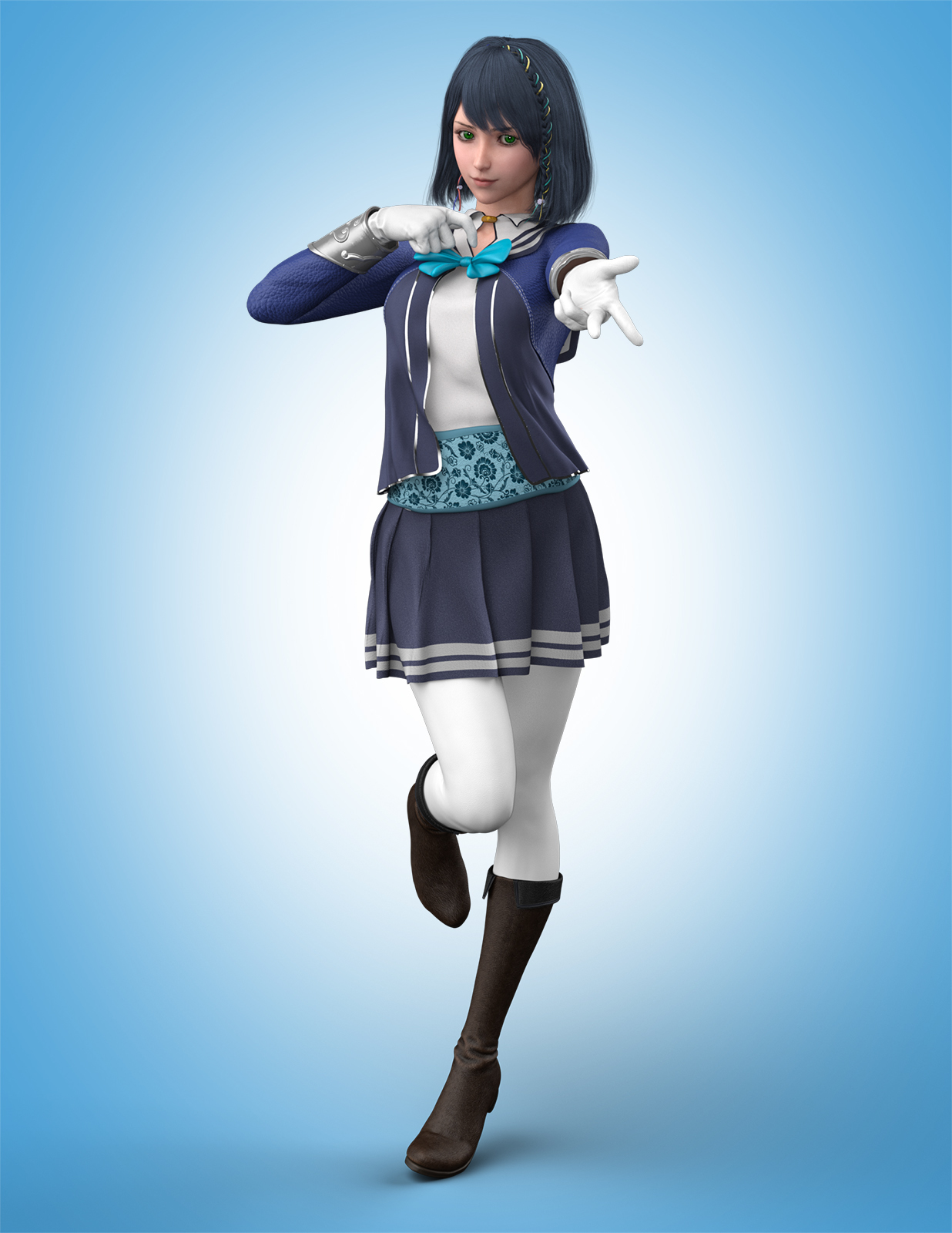 Fantasy Anime Outfit 7 _ School Uniform_ for G8F by N/A