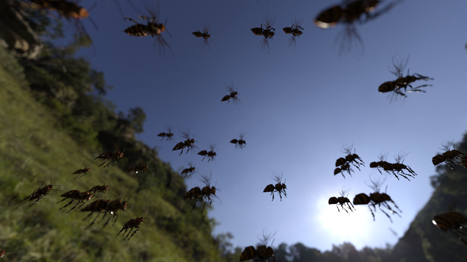 3D Insect Fauna: Bee Swarm by N/A