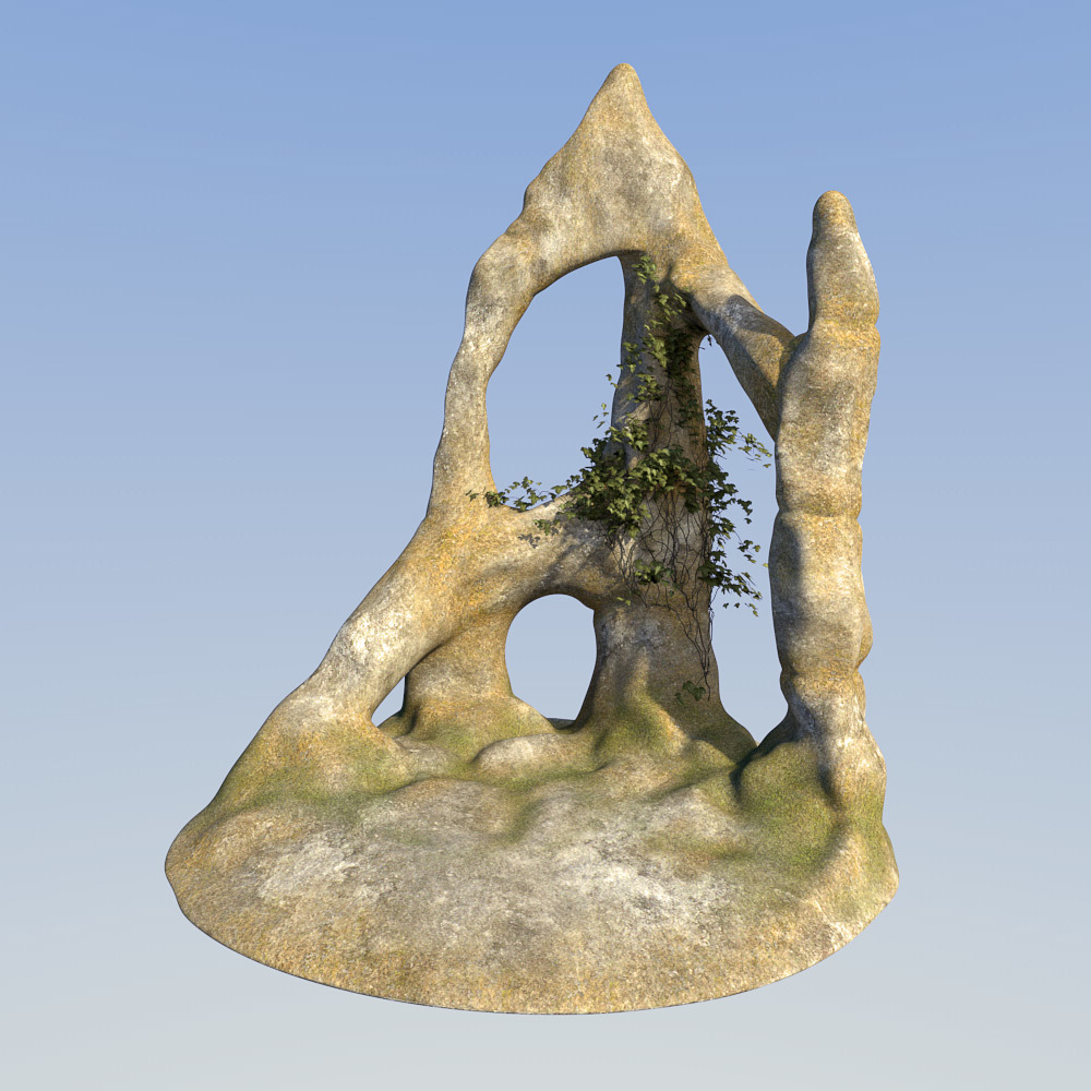 Six rocks for Daz Studio by N/A