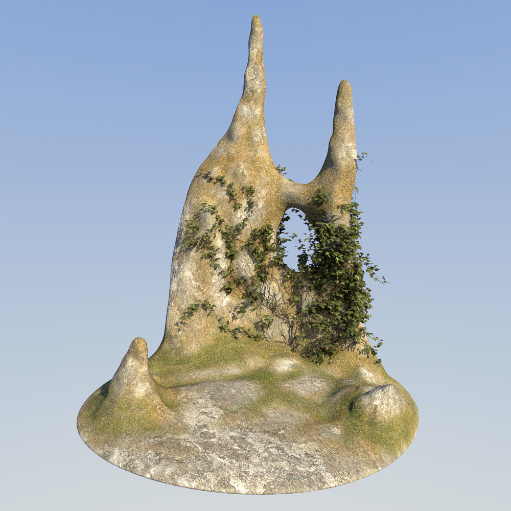 Six rocks for Daz Studio by N/A