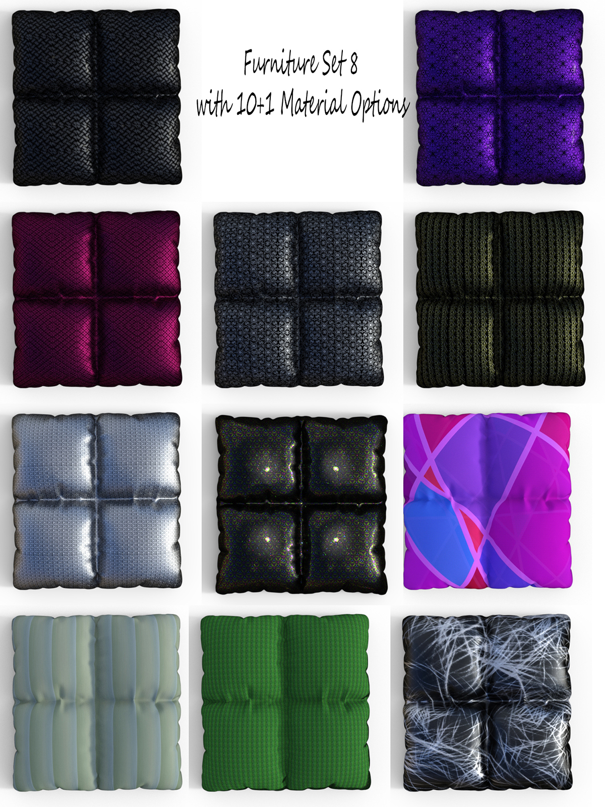 Furniture Set 8 for DAZ Studio by N/A