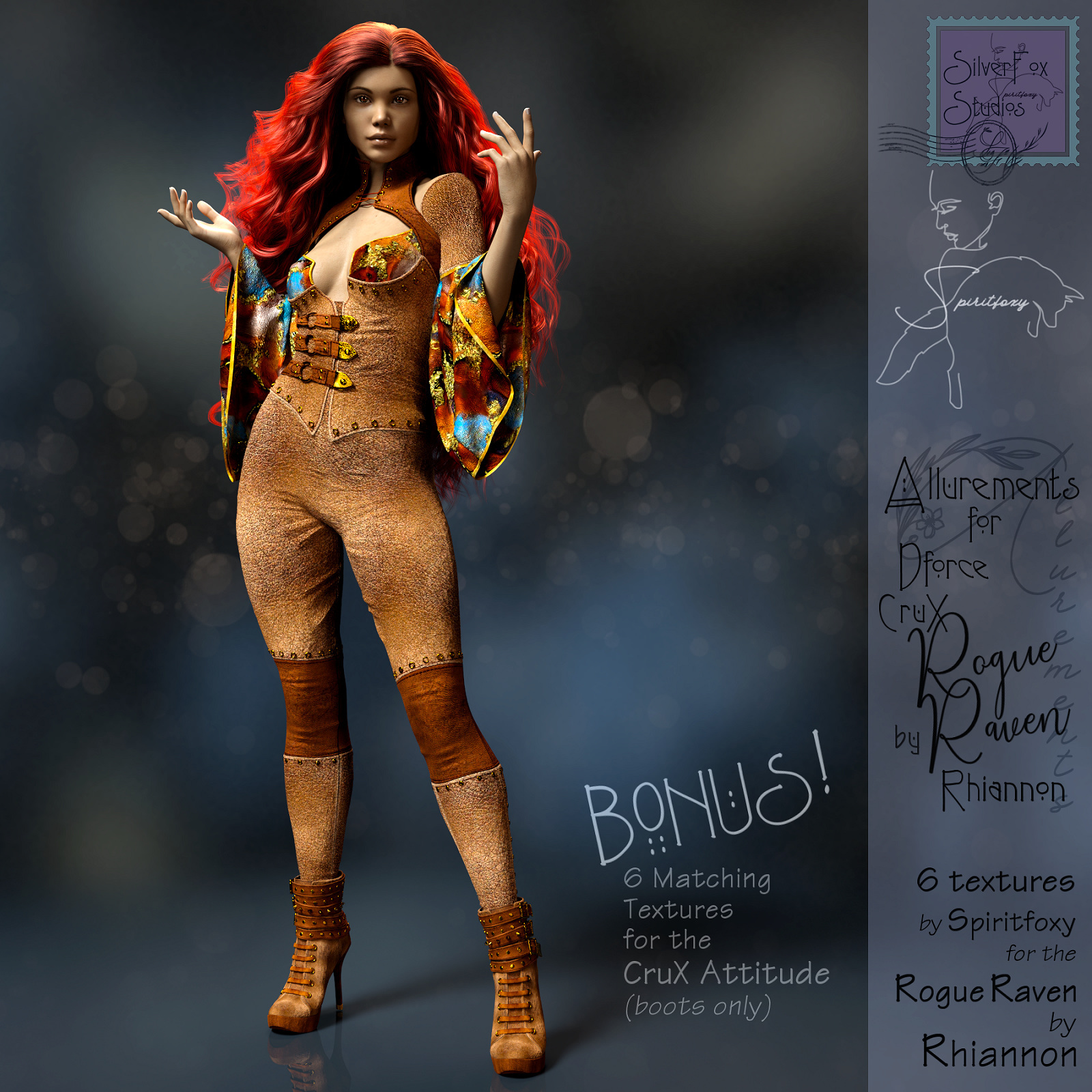 Allurements for Dforce CruX Rogue Raven Bodysuit by N/A