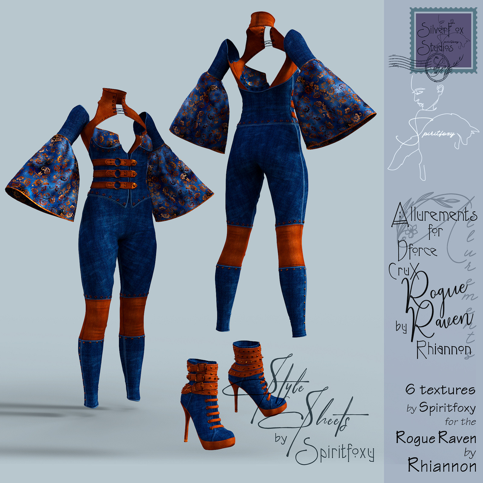 Allurements for Dforce CruX Rogue Raven Bodysuit by N/A