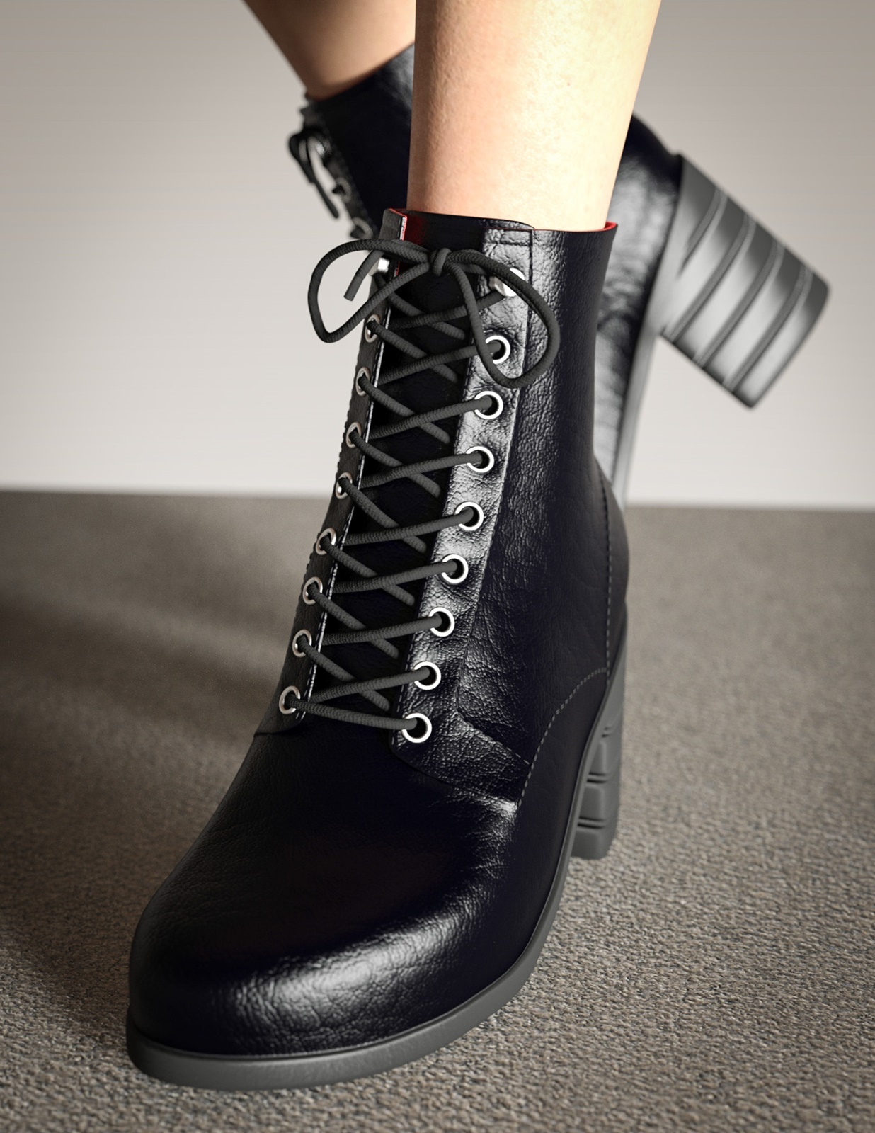 TY Low Heel Boots G8F by N/A