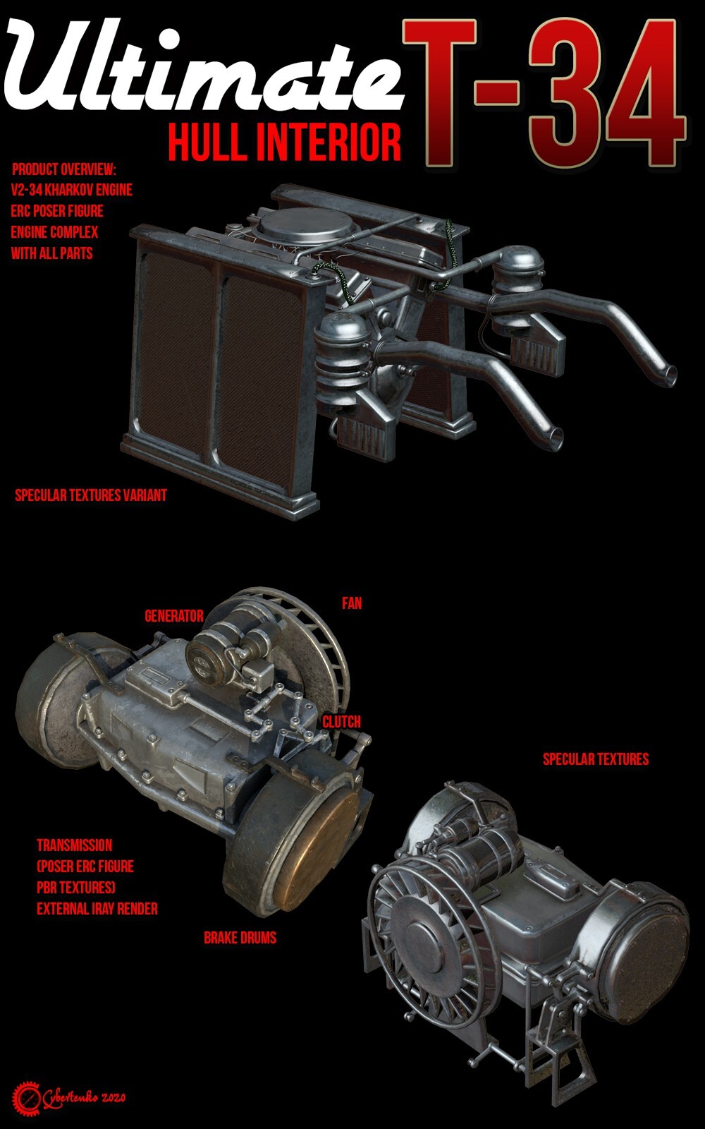 Ultimate T-34: Hull Interior by N/A