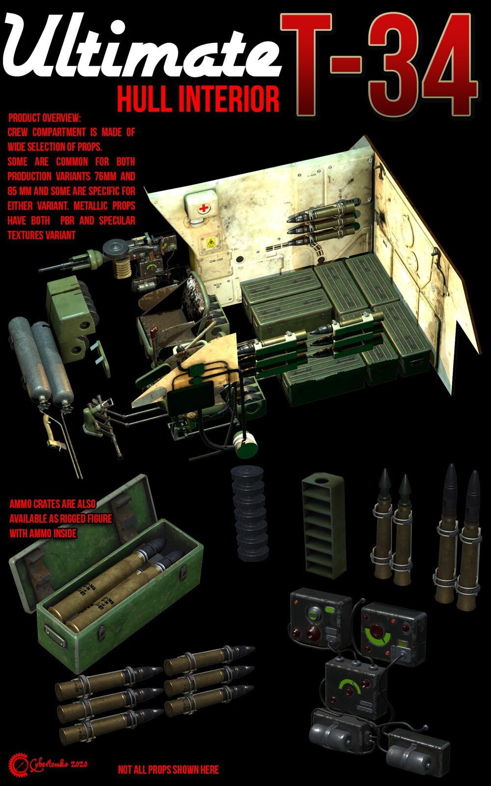 Ultimate T-34: Hull Interior by N/A