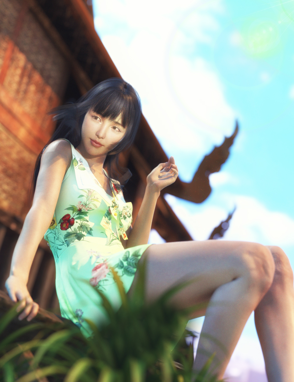 SC dForce JK Frocks For Genesis 8 Female by N/A