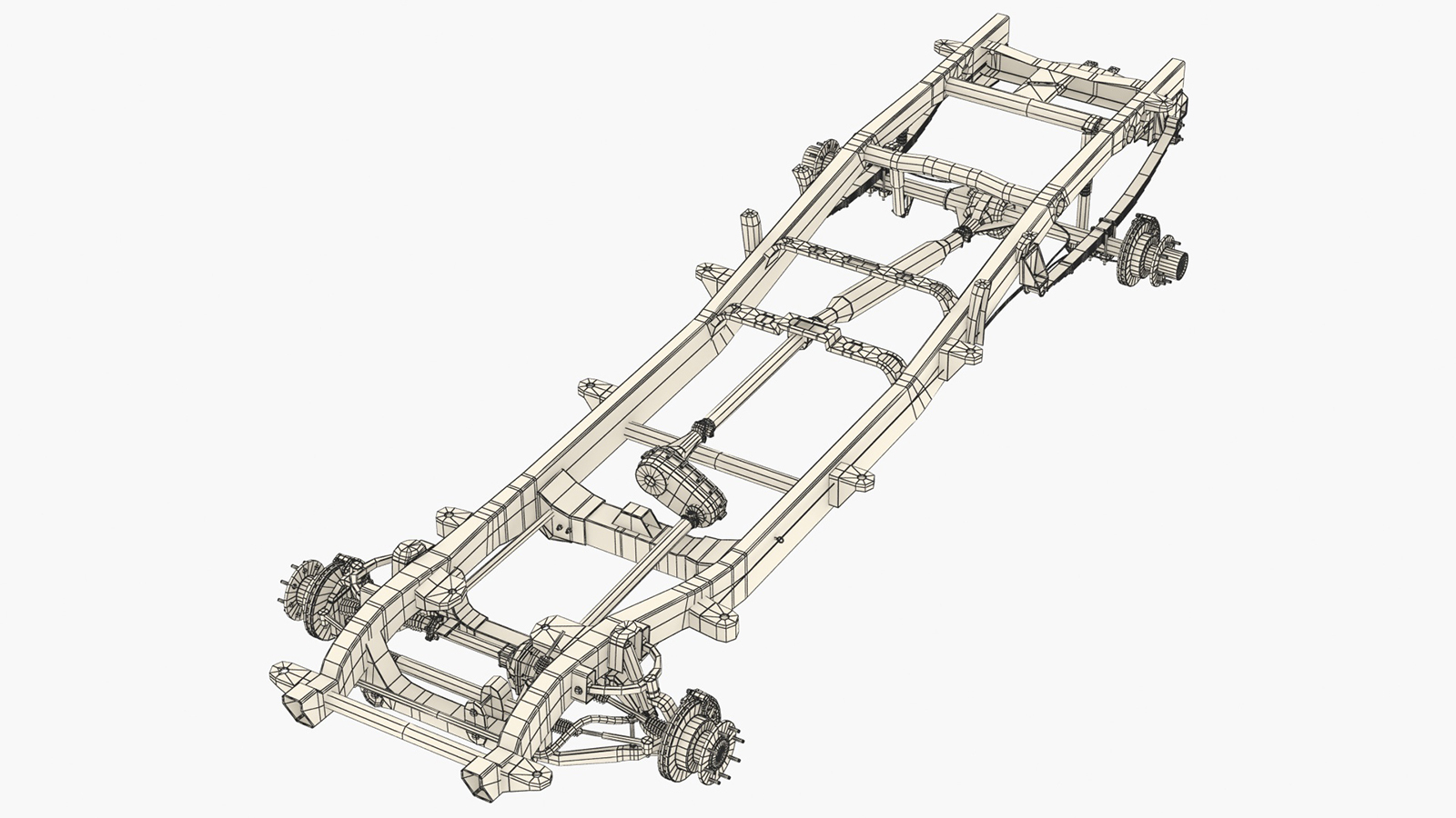DUALLY PICKUP TRUCK CHASSIS 4WD IFS by N/A