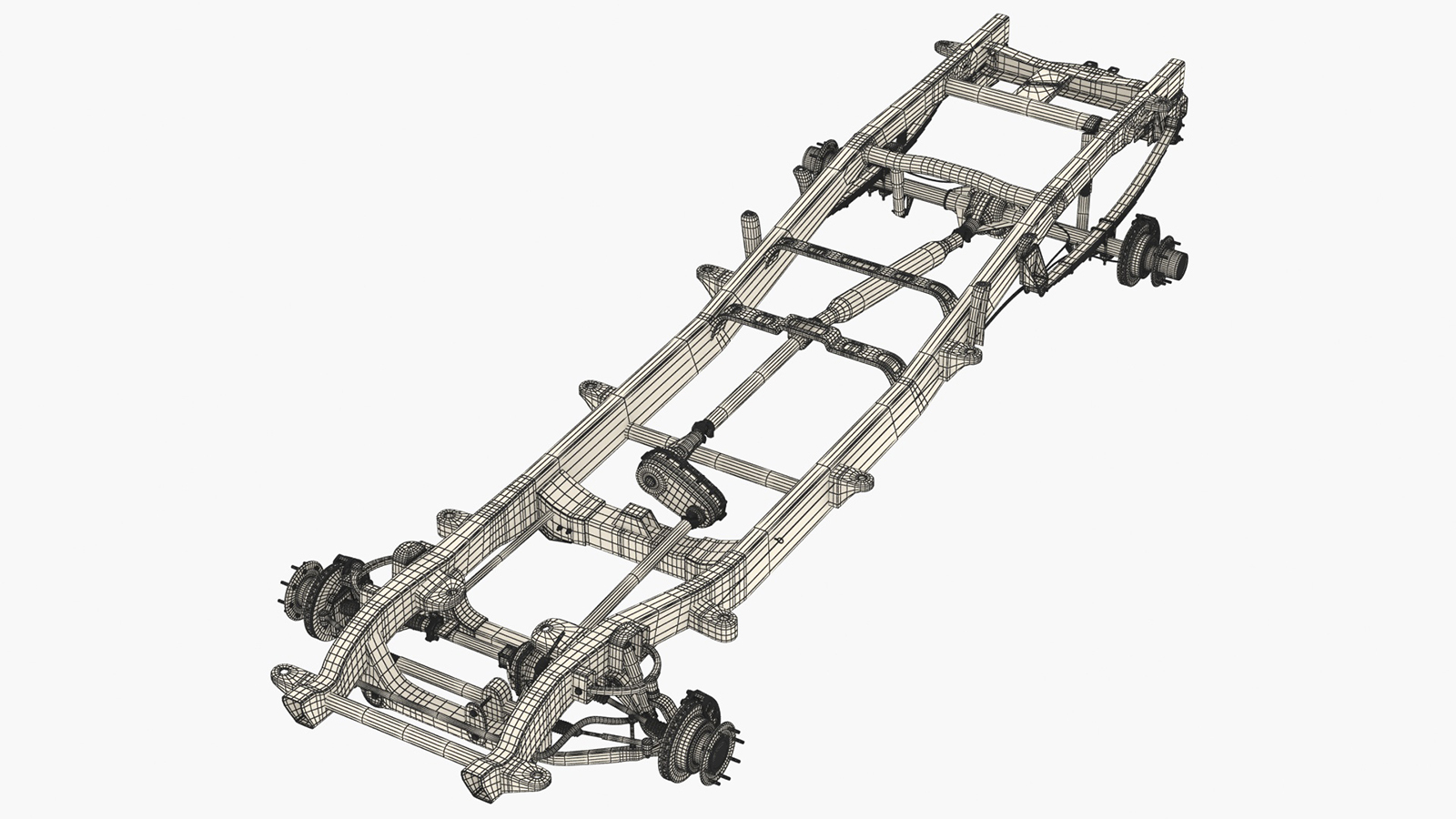 DUALLY PICKUP TRUCK CHASSIS 4WD IFS by N/A