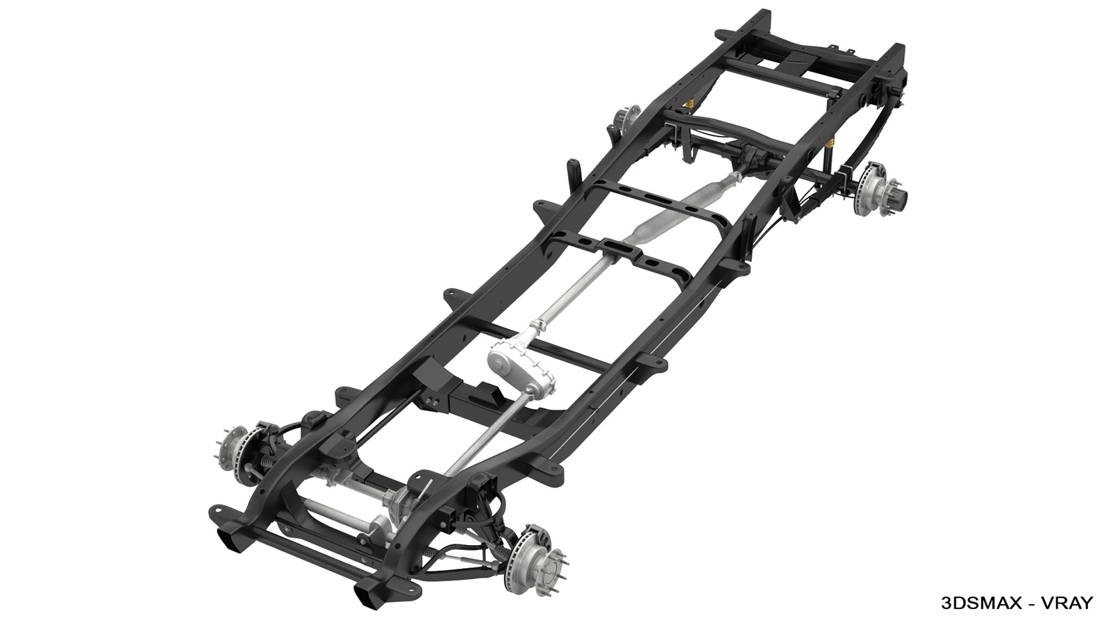 DUALLY PICKUP TRUCK CHASSIS 4WD IFS by N/A