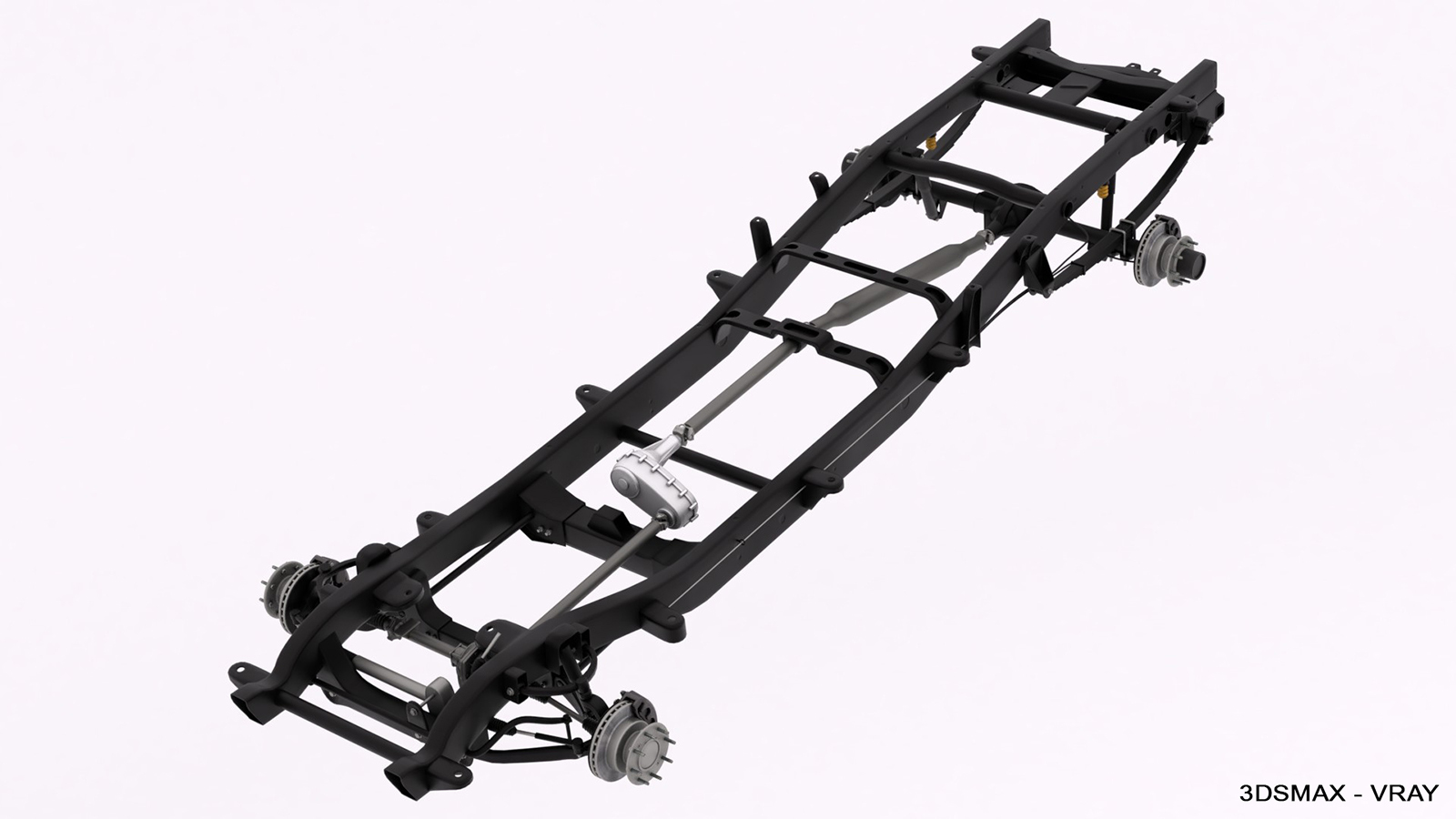 DUALLY PICKUP TRUCK CHASSIS 4WD IFS by N/A