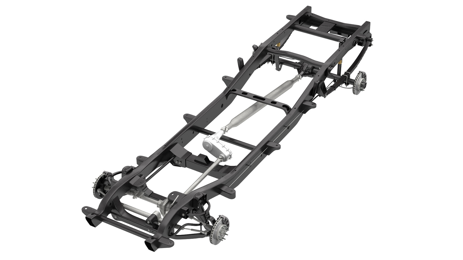 HD PICKUP TRUCK CHASSIS 4WD IFS - Extended License by N/A