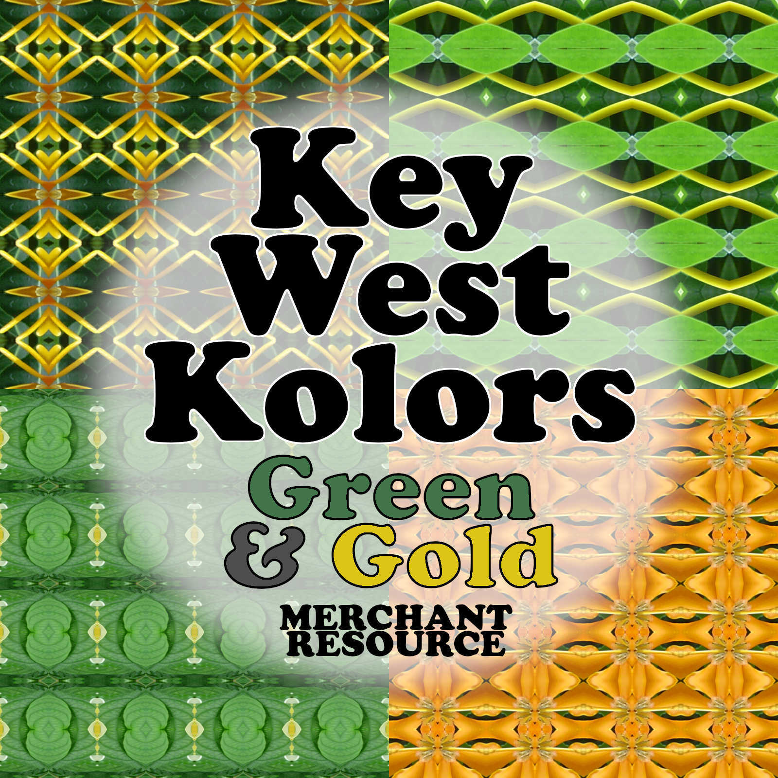 Winterbrose Wardrobe Textures - KWK Green and Gold - Merchant Resource by N/A