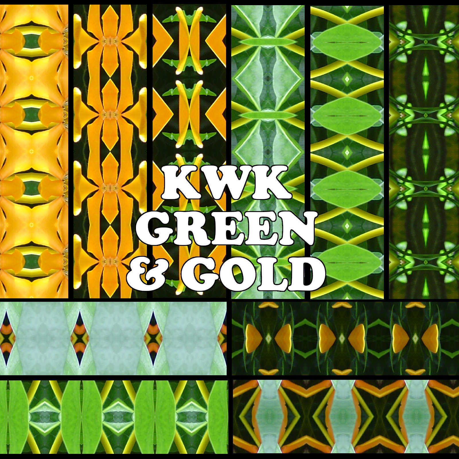 Winterbrose Wardrobe Textures - KWK Green and Gold - Merchant Resource by N/A