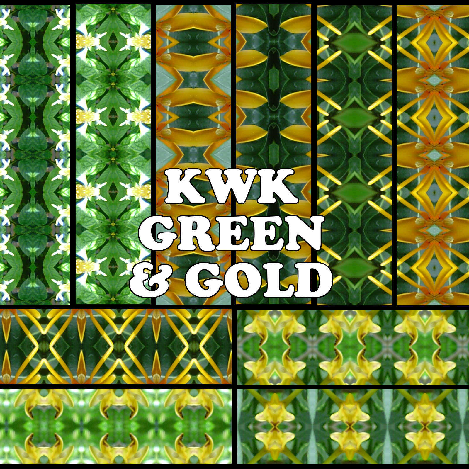 Winterbrose Wardrobe Textures - KWK Green and Gold - Merchant Resource by N/A