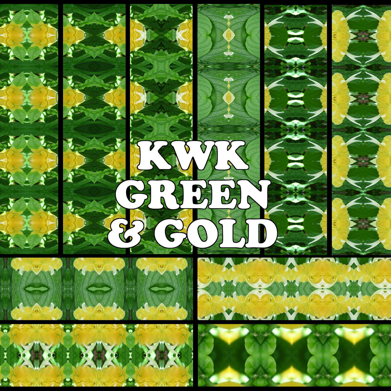 Winterbrose Wardrobe Textures - KWK Green and Gold - Merchant Resource by N/A
