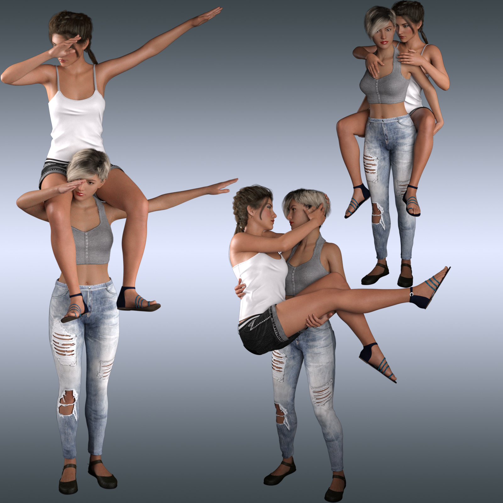Lift Romance Poses for G8 by N/A