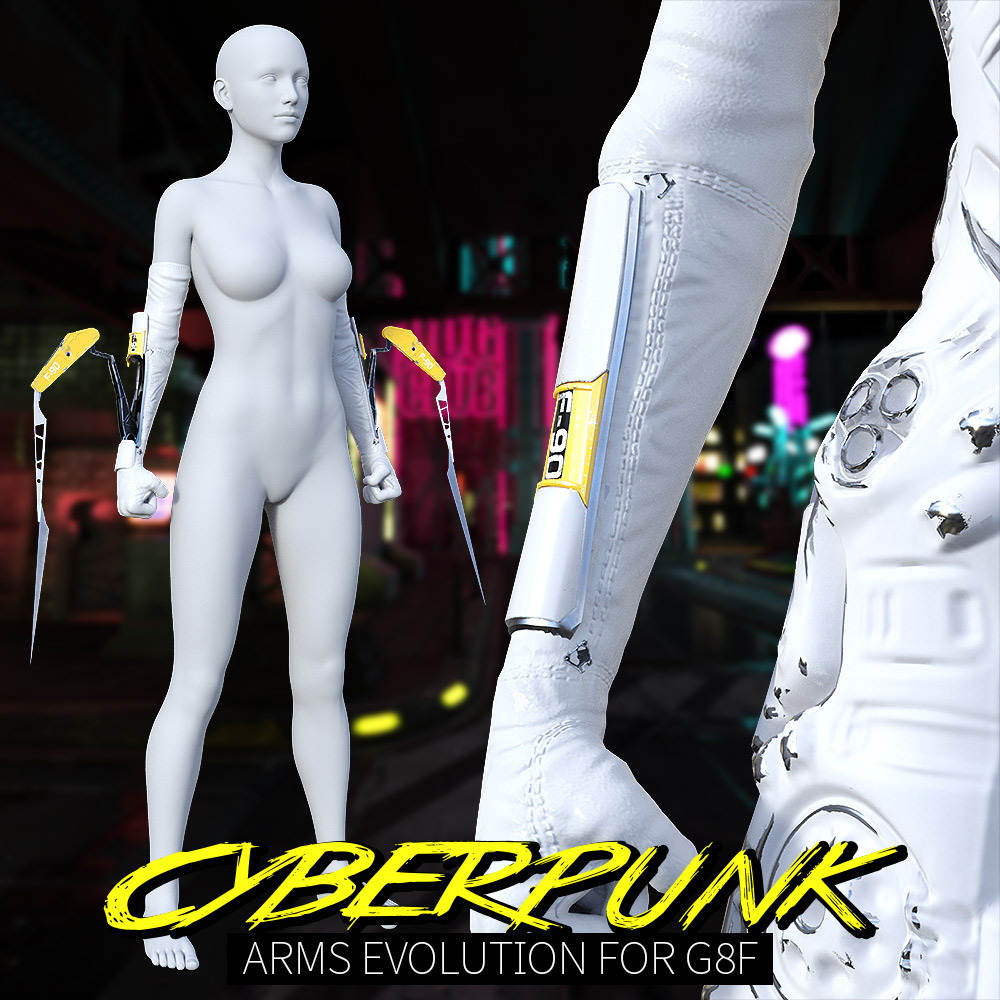 Cyberpunk Arms Evolution for G8F by N/A