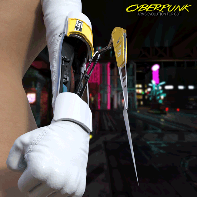 Cyberpunk Arms Evolution for G8F by N/A