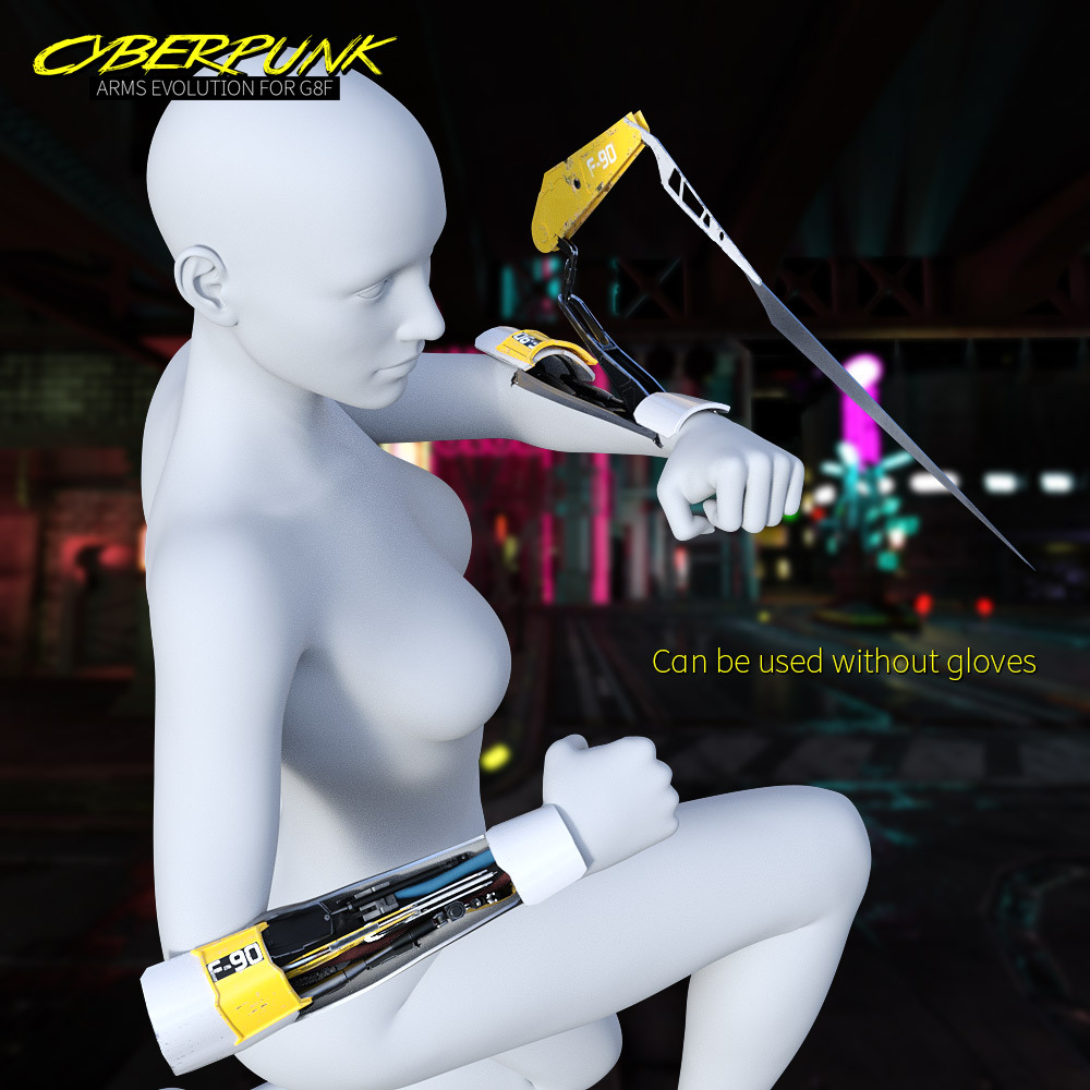 Cyberpunk Arms Evolution for G8F by N/A