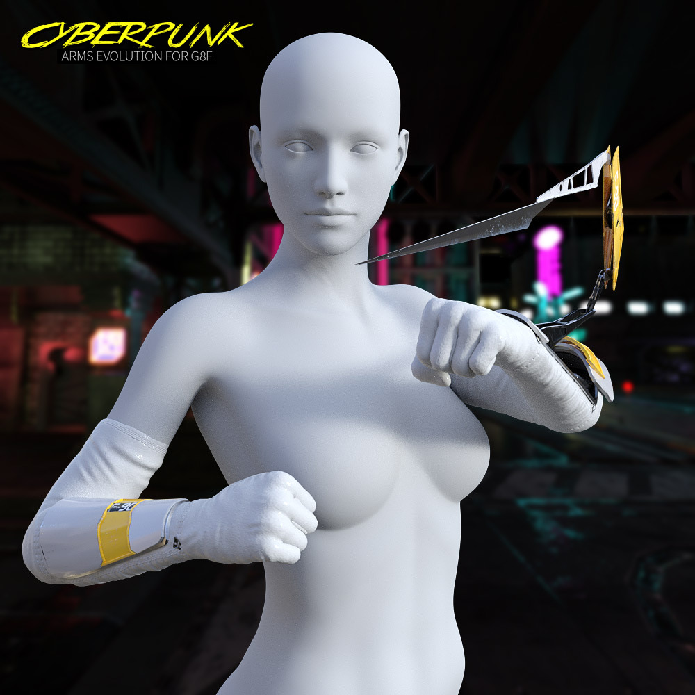 Cyberpunk Arms Evolution for G8F by N/A