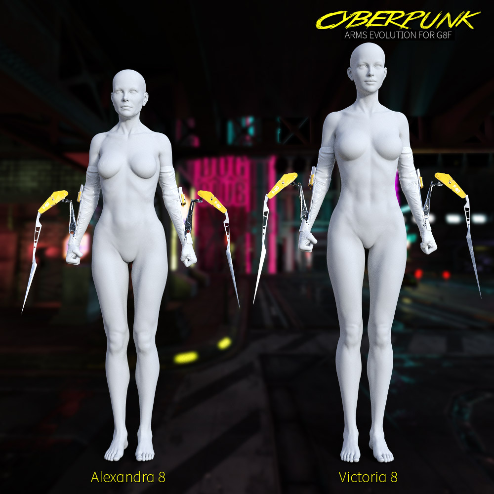 Cyberpunk Arms Evolution for G8F by N/A