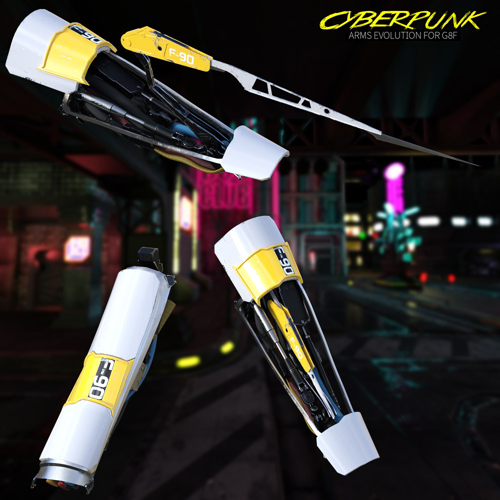 Cyberpunk Arms Evolution for G8F by N/A